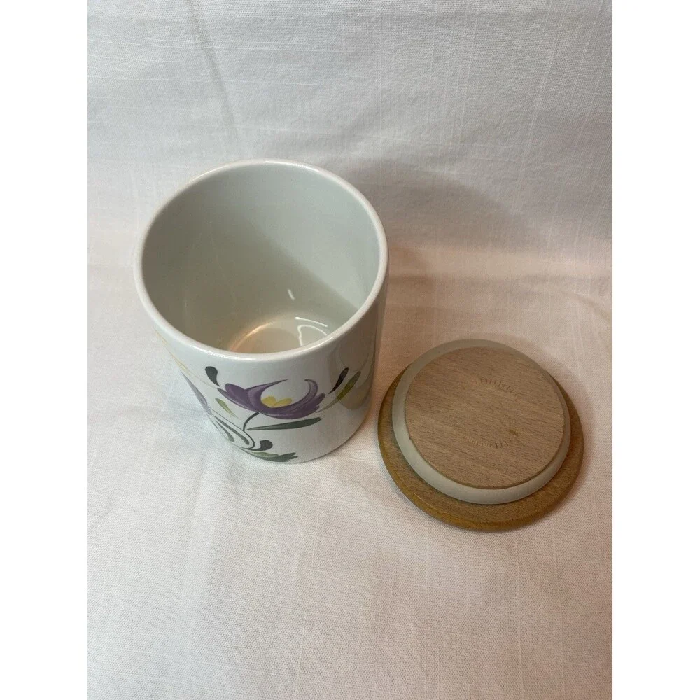 5” Canister Storage Jar w/Lid Welsh Dresser Portmeirion Angharad Menna 1992